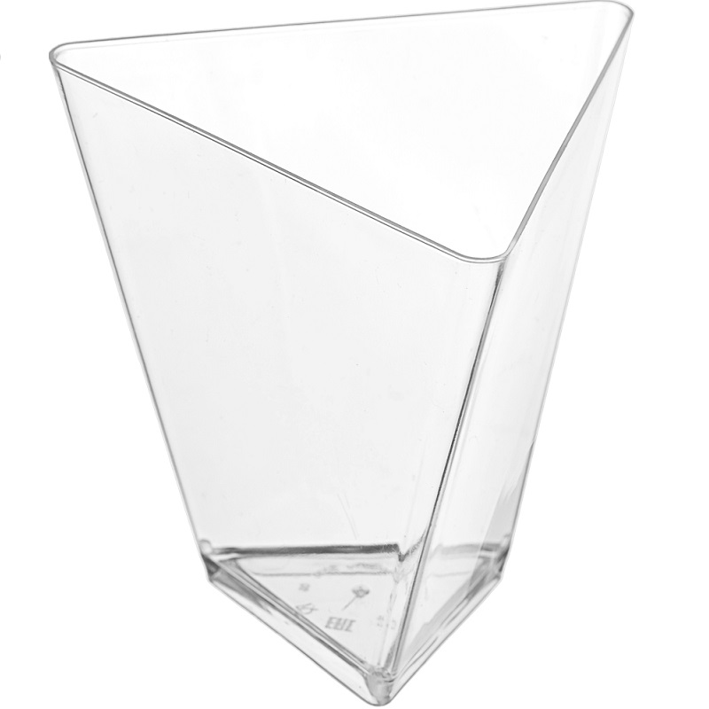 Чашка "Треугольник" прозр. PS 67мм-70мл 25/500