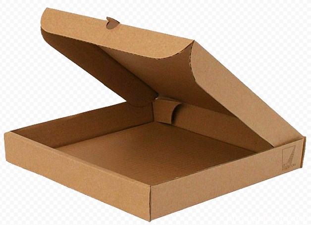 Коробка для пиццы 400*400*40мм гофрокартон бурый /50