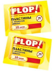 FLOP! Противокомариные пластины по 10 шт. в РР упаковке/200