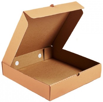 Коробка картон для пирога МГК бурый/бурый  D28см 280*280*70 /50